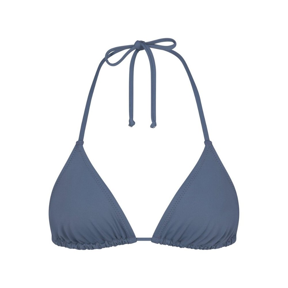 Skims Swim Triangle Top - Medium Denim Wash